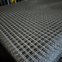 Сітка канілірована складно-рифлена Оцинкована 40х40х3,5 мм