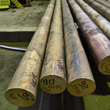 Коло / пруток бронзовий БРАЖ9-4 / БРАЖ / CuAl9Fe4 90 мм (тягн.)