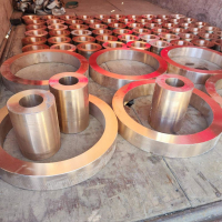 Втулка ковзання бронзова БрО10Ф1 / БрОФ 10-1 130х95х50 мм