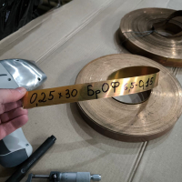 Стрічка бронзова БрОФ6-0,15 0,25х30 мм