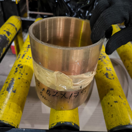 Стрічка латунна ЛС59-1 / CuZn38Pb2 / 0,2х175 мм