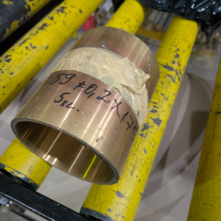 Стрічка латунна ЛС59-1 / CuZn38Pb2 / 0,2х175 мм