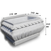 Квіткарка бетонна К-5 (110 кг 77*54*41)