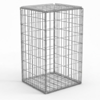 Габіон у зборі. Стовп 400х400х1000мм (осередок 50*100*3,5мм)