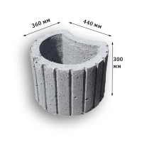 Квіткарка бетонна К-11 (28 кг. 44*36*30)